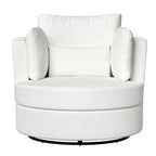 Chenille Swivel Soft Modern Upholstered Accent Chair (Set of 2)