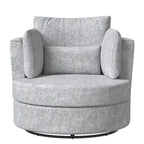 Chenille Swivel Soft Modern Upholstered Accent Chair (Set of 2)