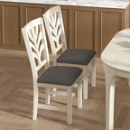5/7 Piece Dining Table Set Consist of an Oval Dining Room Table