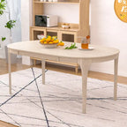 5/7 Piece Dining Table Set Consist of an Oval Dining Room Table