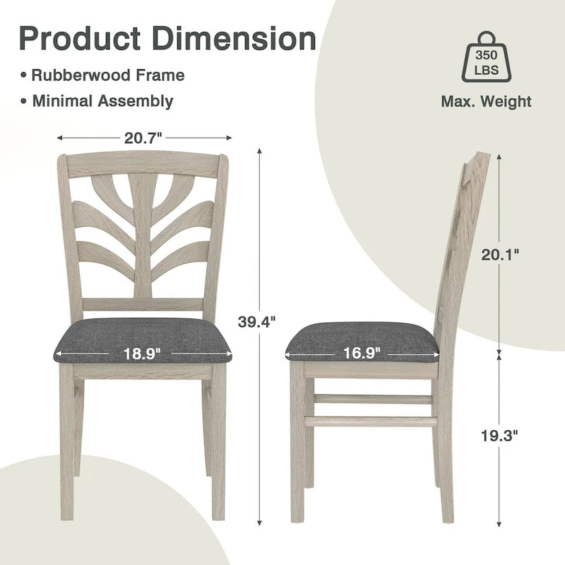 5/7 Piece Dining Table Set Consist of an Oval Dining Room Table