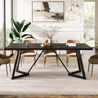 70.86-Inch Large Dining Table for 6-8, Modern Dining Room Table