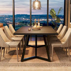 70.86-Inch Large Dining Table for 6-8, Modern Dining Room Table