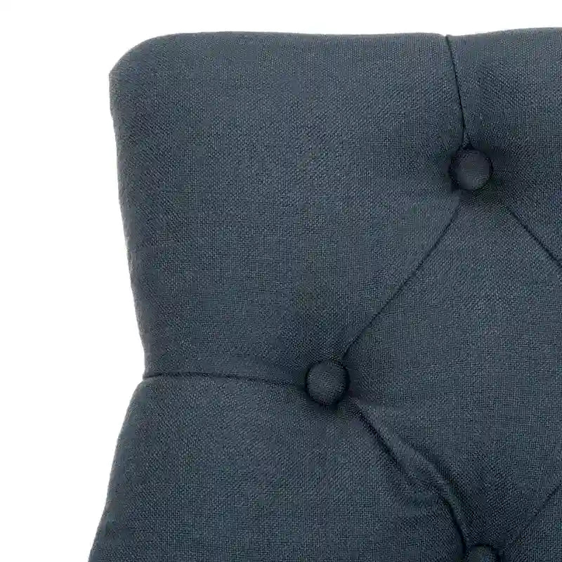 Dottie 26-inch Tufted Wing Back Counter Stool - Grey / Espresso (Set of 2) - 22.5 x 25 x 41 - 22.5 x 25 x 41