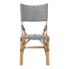 Wagner Modern French styled Natural Rattan Bistro Chair with Weaving