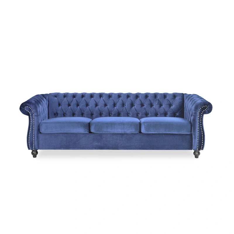 Parksley Tufted Velvet Chesterfield Sofa by