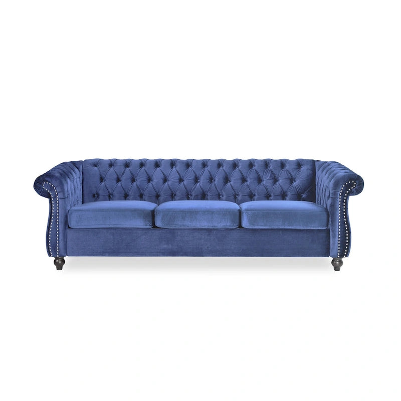 Parksley Tufted Velvet Chesterfield Sofa by
