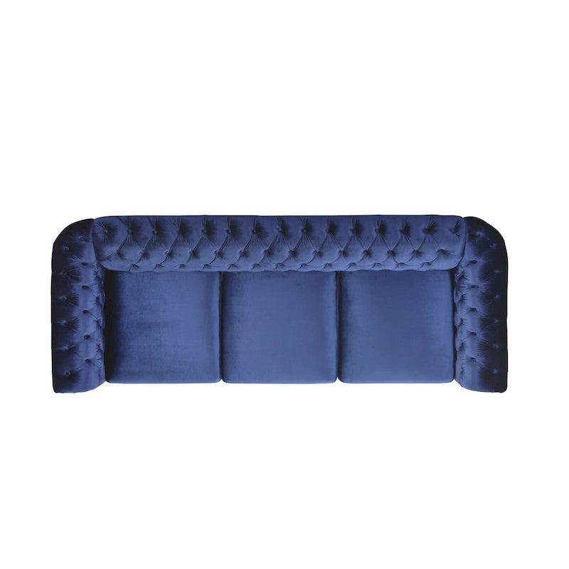 Parksley Tufted Velvet Chesterfield Sofa by