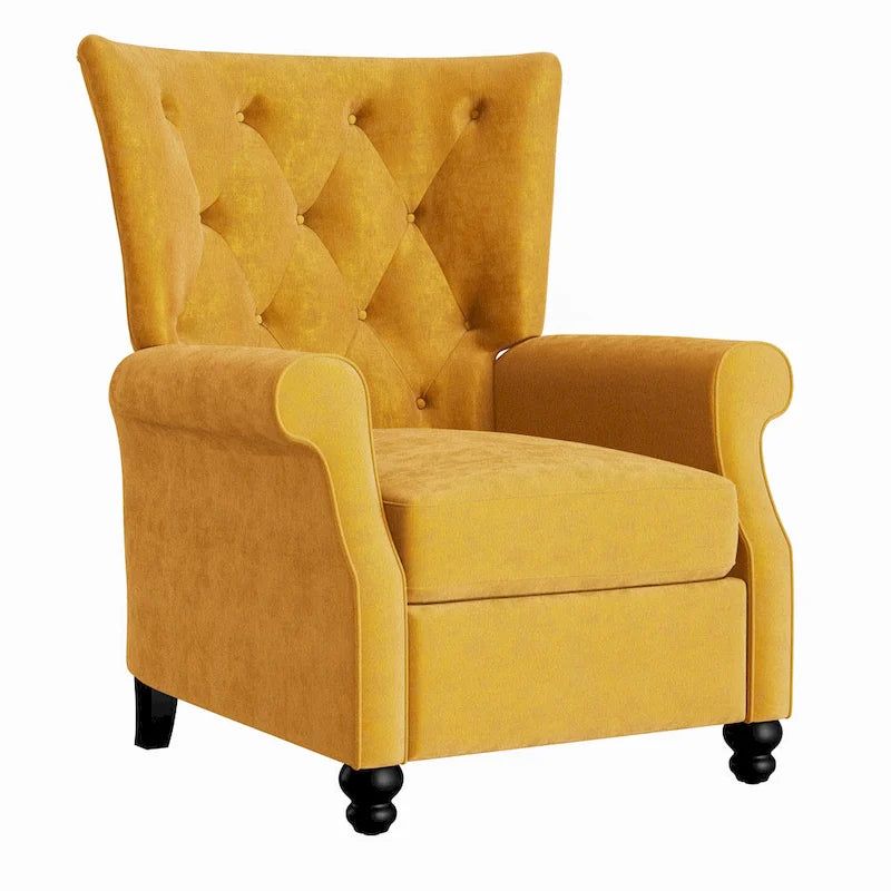 Plush Pushback Recliner Chairs (Set of 2)