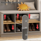 Hall Tree Storage Bench Shoe Rack Entryway Hall Tree Shoe Storage