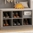 Hall Tree Storage Bench Shoe Rack Entryway Hall Tree Shoe Storage