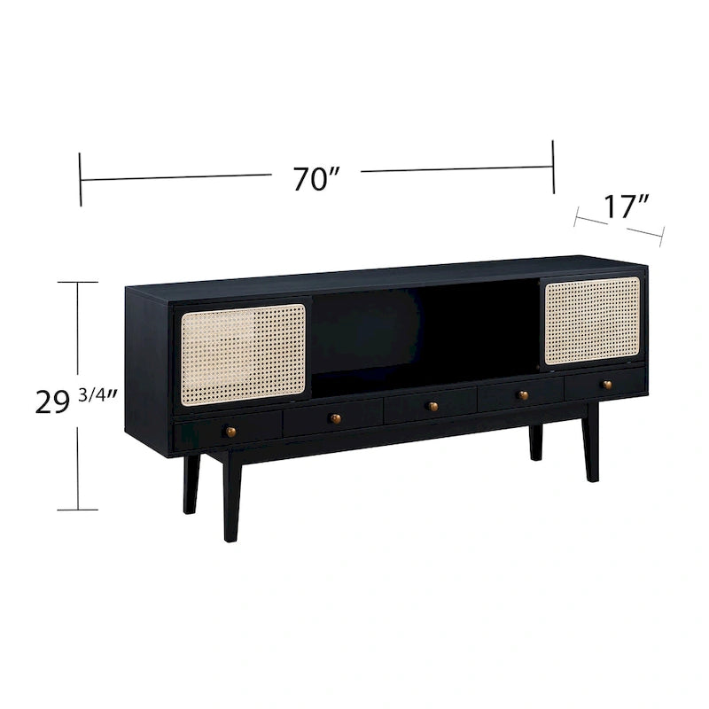 Mid-century Modern TV Stand Media Console for TV's up to 68