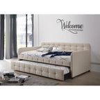 Fulham Upholstered Daybed with Trundle