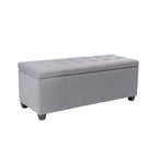 Ved Storage Bench, Flip Top, Fabric Upholstery
