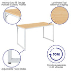 Commercial Grade Industrial Style Office Desk - 47 Length