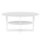 Furinno JAYA Oval Coffee Table