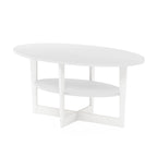 Furinno JAYA Oval Coffee Table