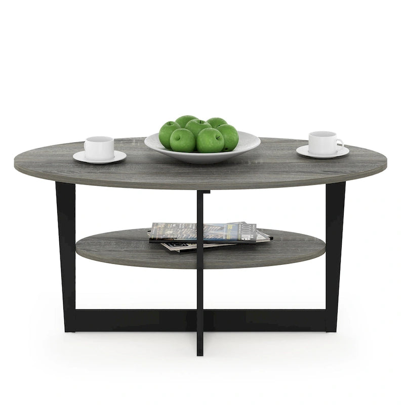 Furinno JAYA Oval Coffee Table