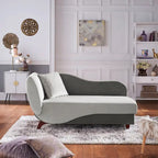 Aideen 2-tone Storage Chaise by