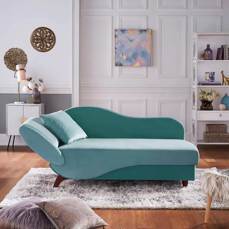Aideen 2-tone Storage Chaise by