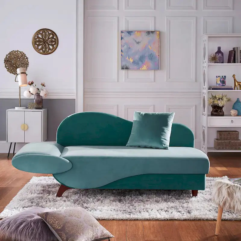 Aideen 2-tone Storage Chaise by