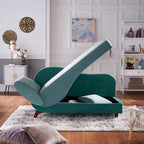 Aideen 2-tone Storage Chaise by