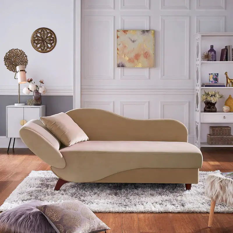 Aideen 2-tone Storage Chaise by