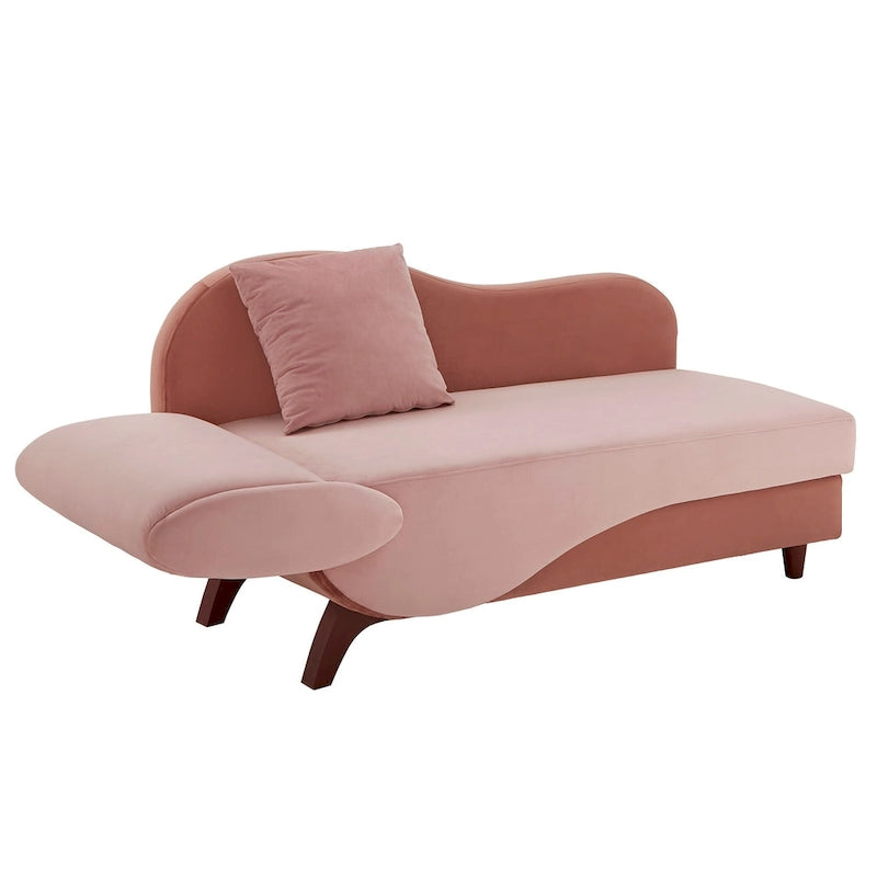 Aideen 2-tone Storage Chaise by