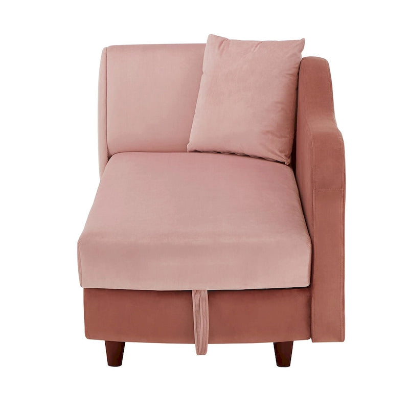 Aideen 2-tone Storage Chaise by