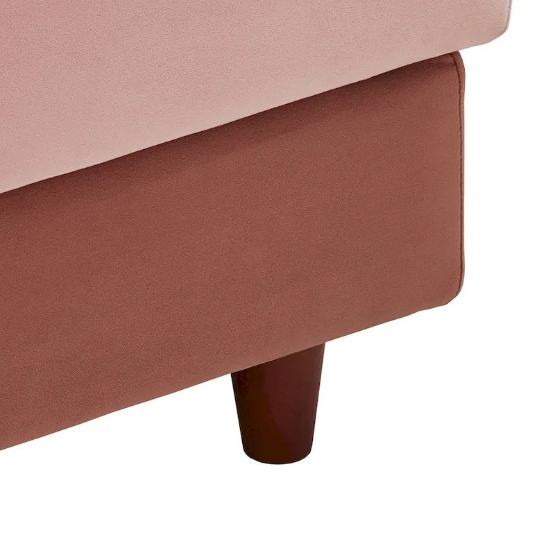 Aideen 2-tone Storage Chaise by