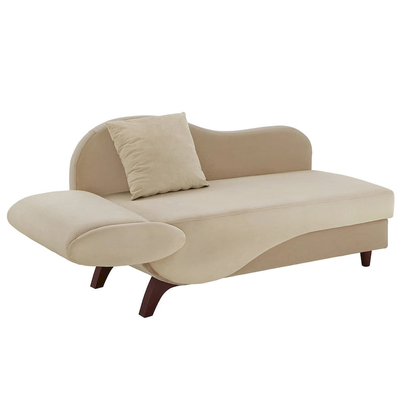 Aideen 2-tone Storage Chaise by
