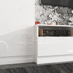 Glossy Entertainment Center TV Media Center Wall Storage Cabinet - 94.5X78.7