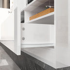 Glossy Entertainment Center TV Media Center Wall Storage Cabinet - 94.5X78.7