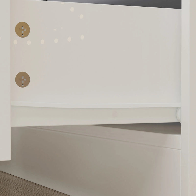 Glossy Entertainment Center TV Media Center Wall Storage Cabinet - 94.5X78.7