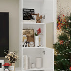 Glossy Entertainment Center TV Media Center Wall Storage Cabinet - 94.5X78.7