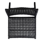 SAFAVIEH Theodora Leather Woven Accent Chair - 25.2 W x 31.5 L x 26.8 H - 25Wx31Dx27H