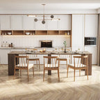 Wood Multifunctional Extendable Dining Table