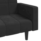 vidaXL 2-Seater Sofa Bed Upholstered Convertible Sleeper Sofa Couch Velvet - 86.6 x 33.3 x 27.2