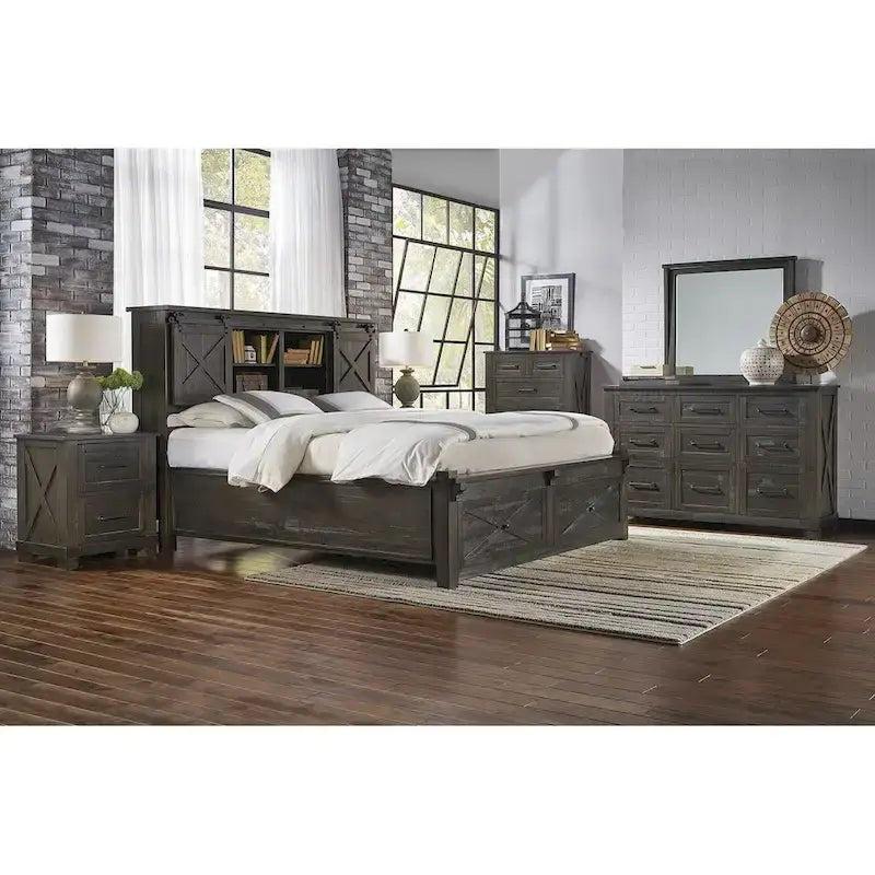 Simply Solid Sharla Solid Wood 6-piece Storage Bedroom Collection