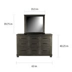 Simply Solid Sharla Solid Wood 6-piece Storage Bedroom Collection