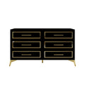 Contemporary Dresser with 6 Drawers