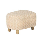 Adeco Foot Stool U Shape Ottoman for Living Room Bedroom