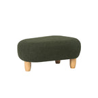 Adeco Foot Stool U Shape Ottoman for Living Room Bedroom