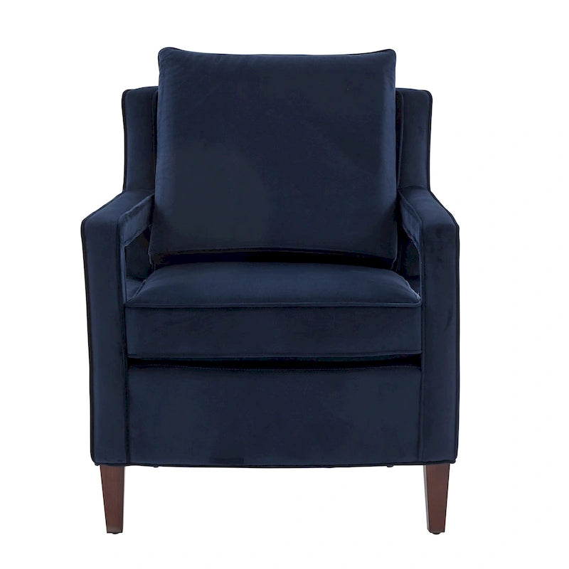 Velvet Accent Arm Chair