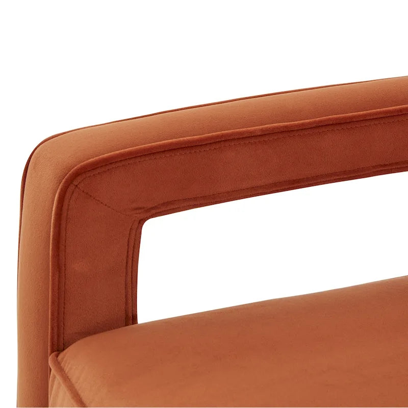 Velvet Accent Arm Chair