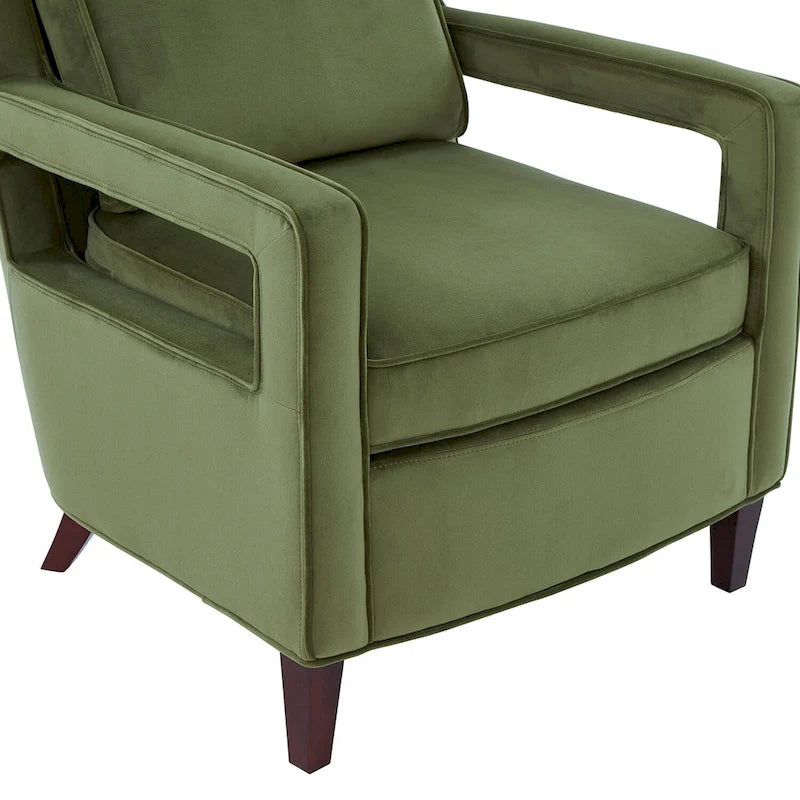 Velvet Accent Arm Chair