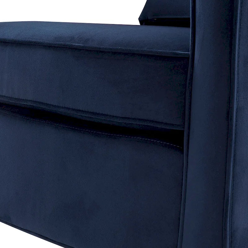 Velvet Accent Arm Chair