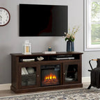 TV Stand With Insert 18 Fireplace