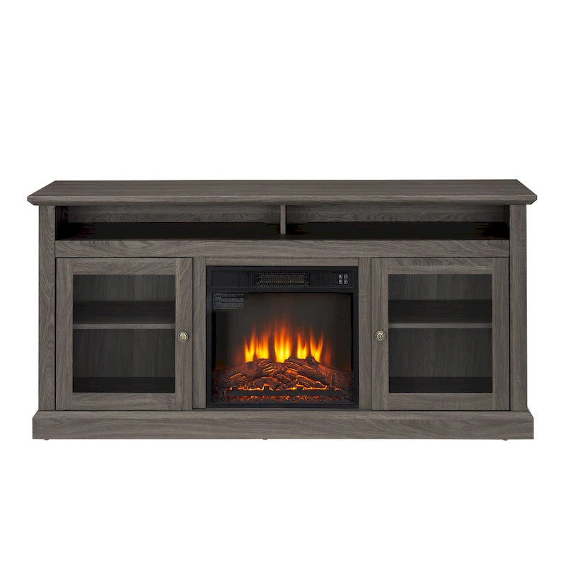 TV Stand With Insert 18 Fireplace