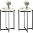 Side Table Set of 2, Small Coffee Table Round End Table,Side Table Bedside Table for Living Room, Bedroom